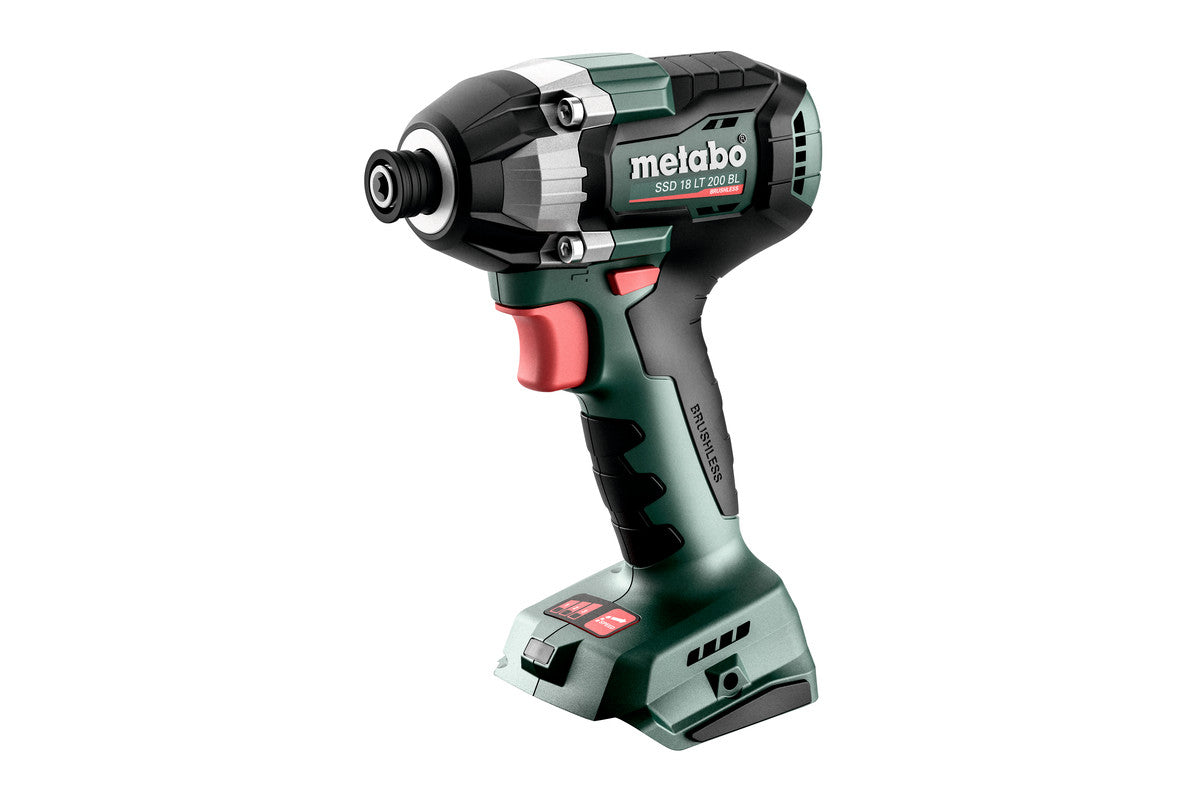 Metabo Avvitatore a massa battente a batteria SSD 18 LT 200 BL 18V Scatola di cartone