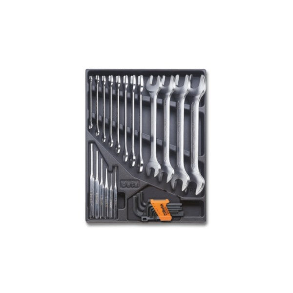 Beta Termoformato rigido in ABS chiavi combinate, chiavi maschio esagonali piegate in pollici e cacciaspina