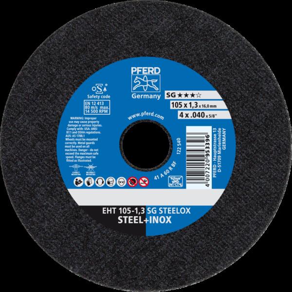 PFERD Dischi da taglio EHT 105-1,3 SG STEELOX/16,0