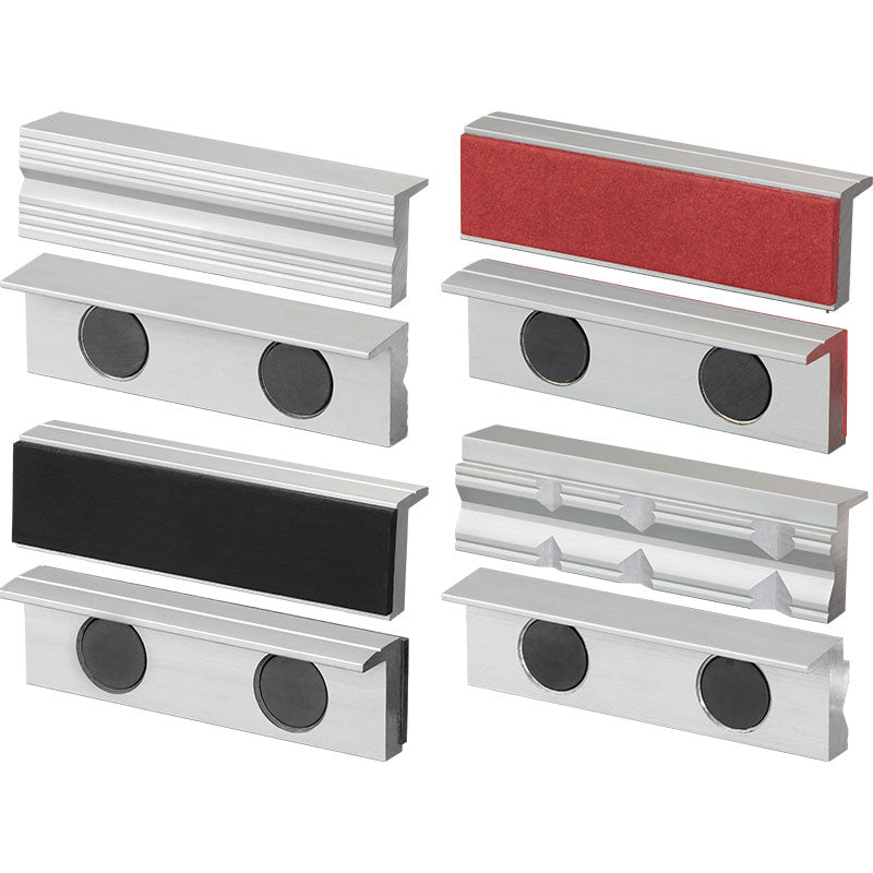 Fervi Serie di coppie di copriganasce magnetiche in alluminio - 0520/100S