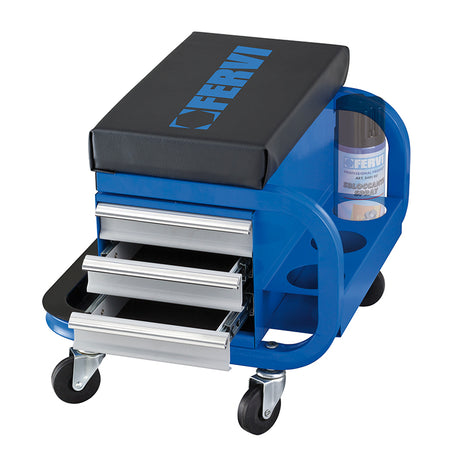 Fervi Sgabello con 3 cassetti - 0645/CC