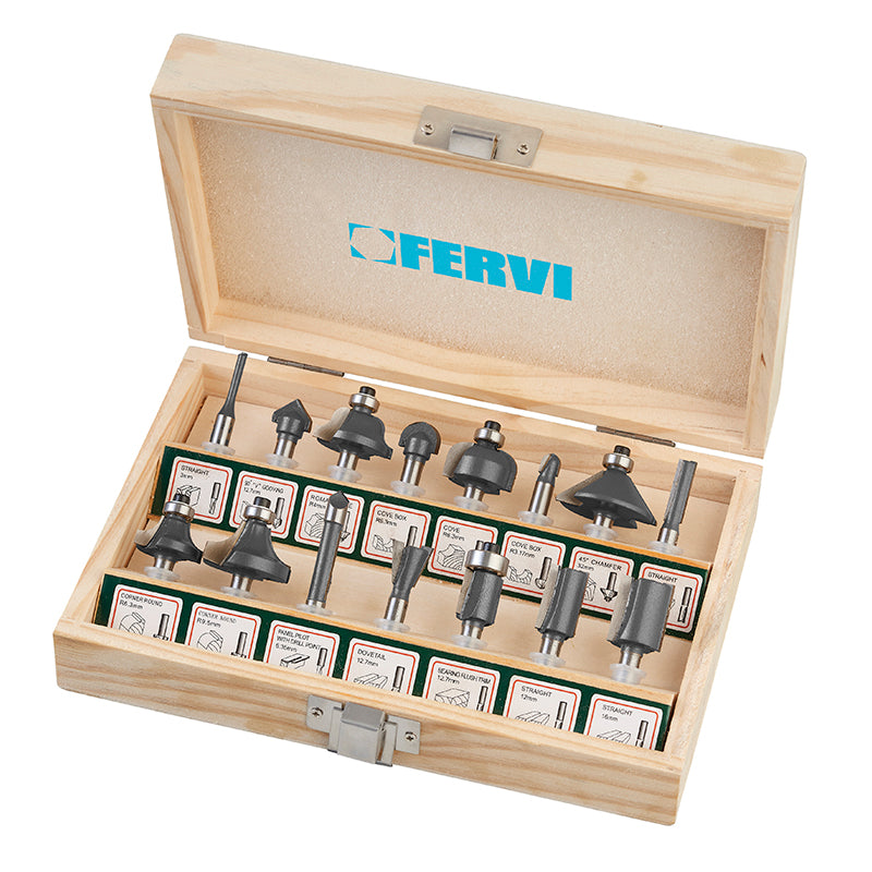 Fervi Serie frese per legno - 0835/15