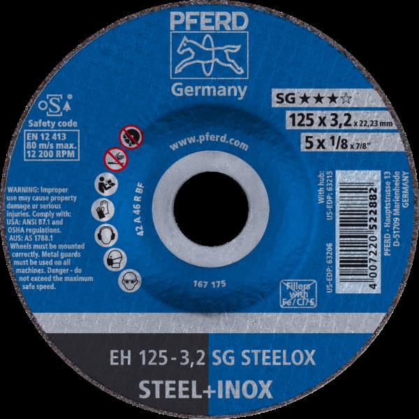 PFERD Dischi da taglio EH 125-3,2 SG STEELOX