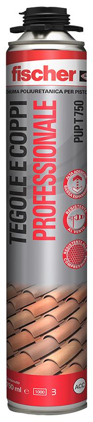 FISCHER PUP T 750 Schiuma poliuretanica tegole e coppi per pistola (1 Pz.)