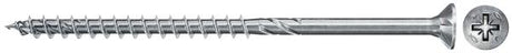 FISCHER Viti truciolari PowerFast II FPF II CZP 6,0x40 BC 200 Filetto parziale, Pozi, Testa svasata piana, Zincatura bianca (200 Pz.)