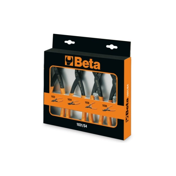 Beta Serie di 4 pinze per anelli seeger per anelli elastici di sicurezza