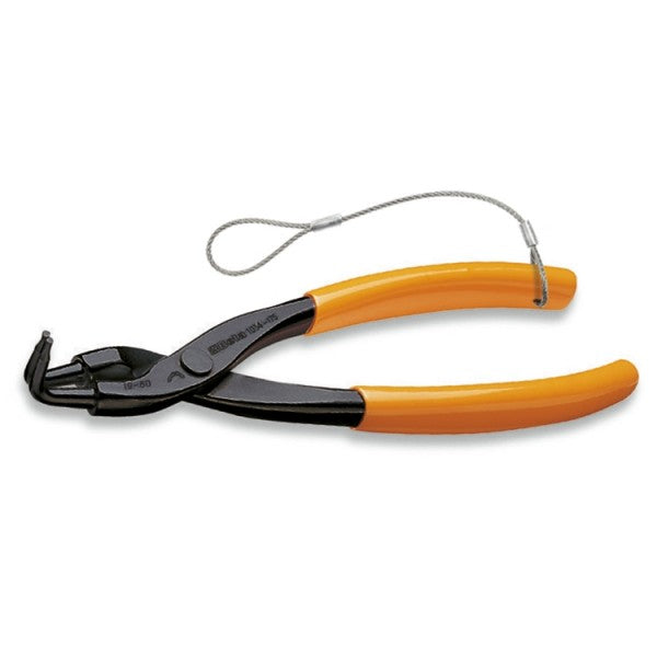 Beta Pinze a becchi piegati a 90° per anelli elastici di sicurezza, per fori manici ricoperti in PVC H-SAFE
