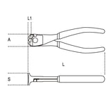 Beta Tronchesi a grande effetto a taglienti frontali impugnatura bimateriale H-SAFE