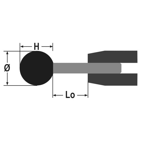 Beta Mole abrasive con gambo, granuli abrasivi di corindone rosa con legante ceramico, forma sferica