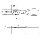 Beta Pinza regolabile a due posizioni, in acciaio inossidabile