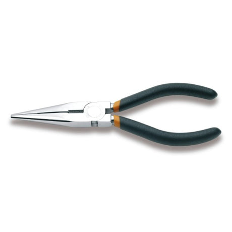Beta Assortimento di 1 pinza universale a grande effetto, 1 pinza becchi mezzotondi lunghi, 1 tronchese e 1 pinza a cerniera chiusa cromati
