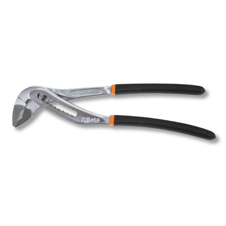 Beta Assortimento di 1 pinza universale a grande effetto, 1 pinza becchi mezzotondi lunghi, 1 tronchese e 1 pinza a cerniera chiusa cromati