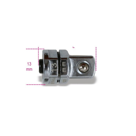 Beta Adattatore a sgancio rapido da 3/8" per chiavi a cricchetto da 13 mm cromato - Olivieri Ferramenta srl