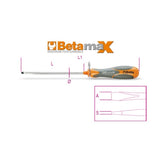 Beta Giravite per viti a testa con intaglio cromati punta nera H-SAFE