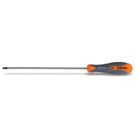 Beta Chiavi maschio con impugnatura, per viti con impronta Torx, tipo lungo cromate, punte nere