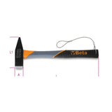 Beta Martelli tipo tedesco per meccanici manico in fibra di vetro H-SAFE