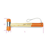 Beta Mazzuole con battenti intercambiabili in materiale plastico manico in legno H-SAFE