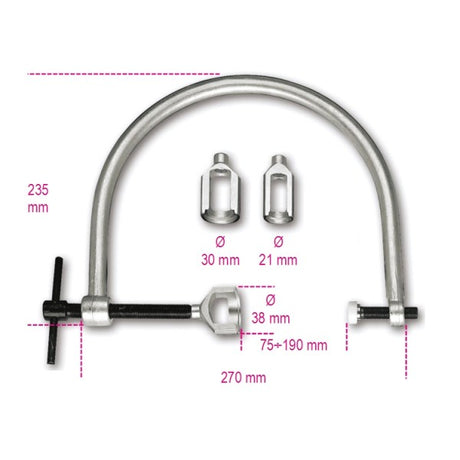 Beta Morsetto alzavalvole con tre flange
