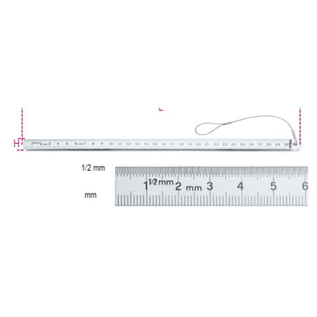 Beta Righe flessibili graduate in acciaio inossidabile H-SAFE