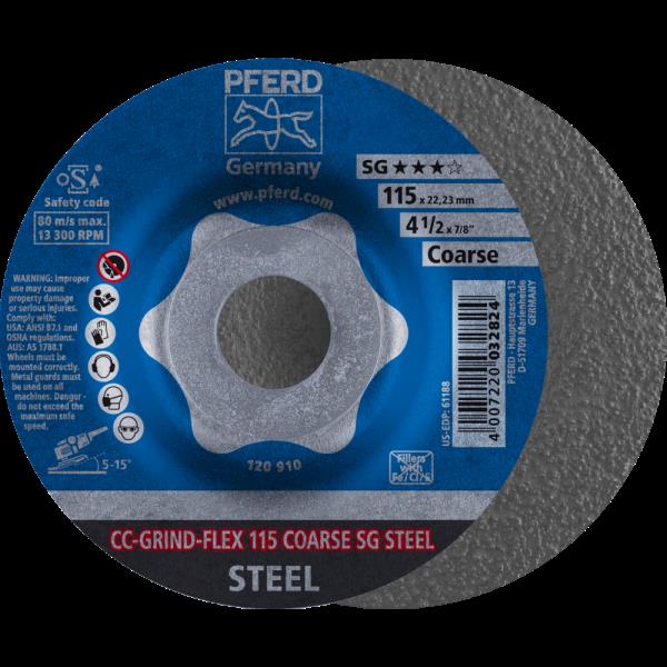 PFERD CC-GRIND (inclusi SOLID, FLEX, STRONG) CC-GRIND-FLEX 115 SG STEEL COARSE