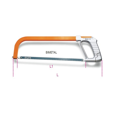 Beta Seghetto con sistema di tensionamento della lama incorporato nell'impugnatura