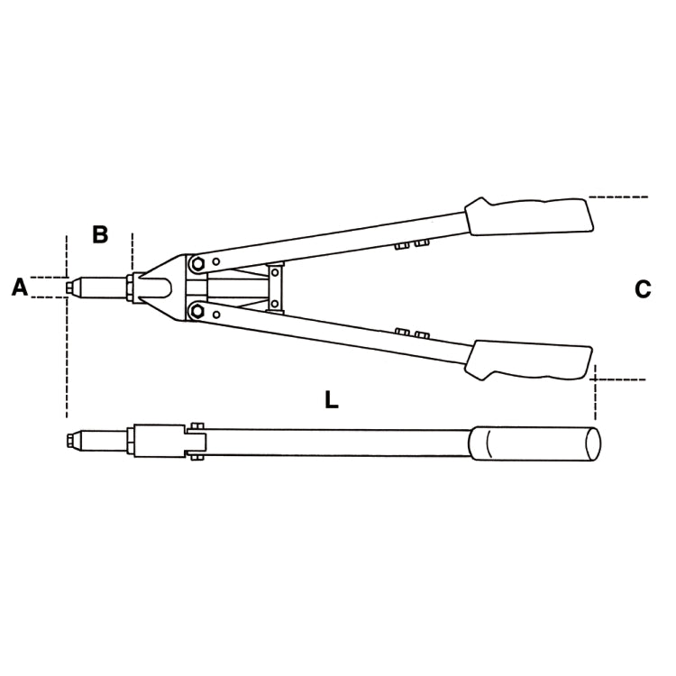 Beta Rivettatrice di potenza con 5 testine intercambiabili