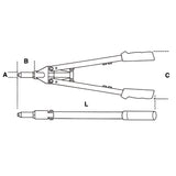 Beta Rivettatrice di potenza con 5 testine intercambiabili