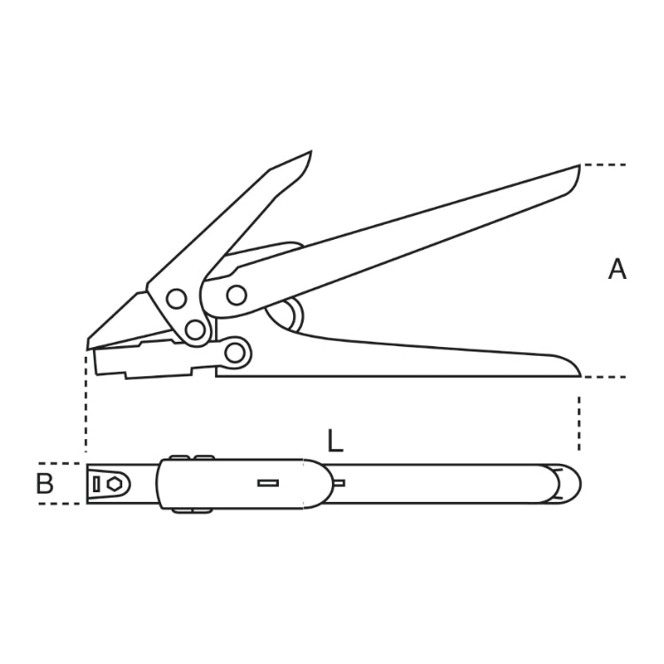 Beta Pinza per fascette in Nylon H-SAFE