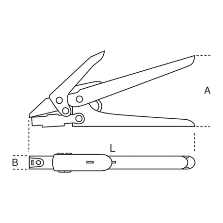 Beta Pinza per fascette in Nylon H-SAFE