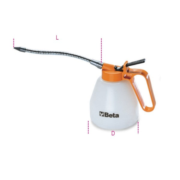 Beta Oliatori in plastica con cannuccia flessibile