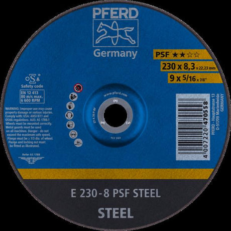 PFERD Dischi da sbavo E 230-8 PSF STEEL