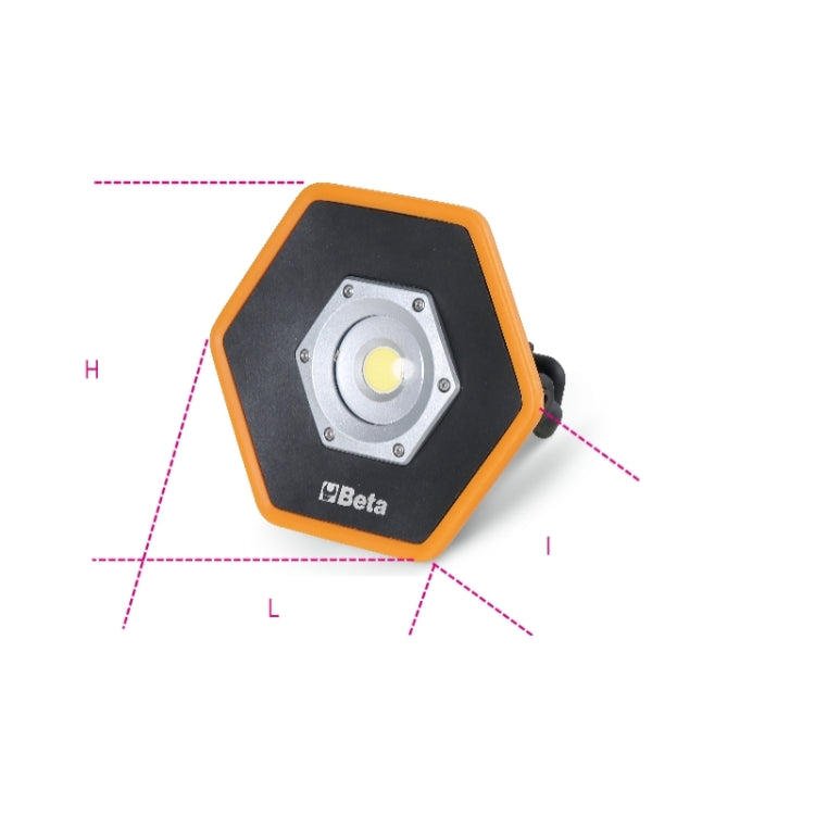 Beta Faretto da cantiere a LED, ricaricabile