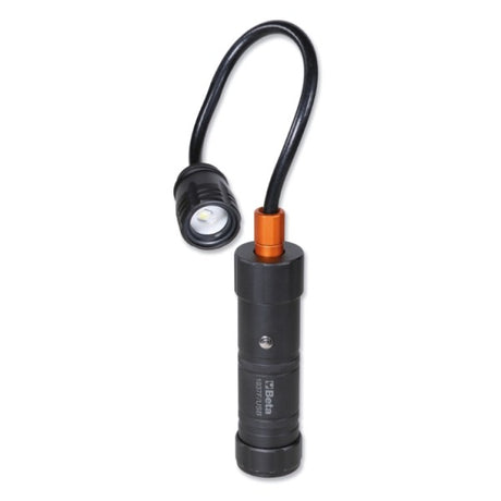 Beta Lampada ricaricabile magnetica snodata con LED ad alta luminosità, in robusto alluminio anodizzato, fino a 600 Lumen