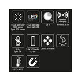 Beta Lampada snodabile LED con ricarica wireless