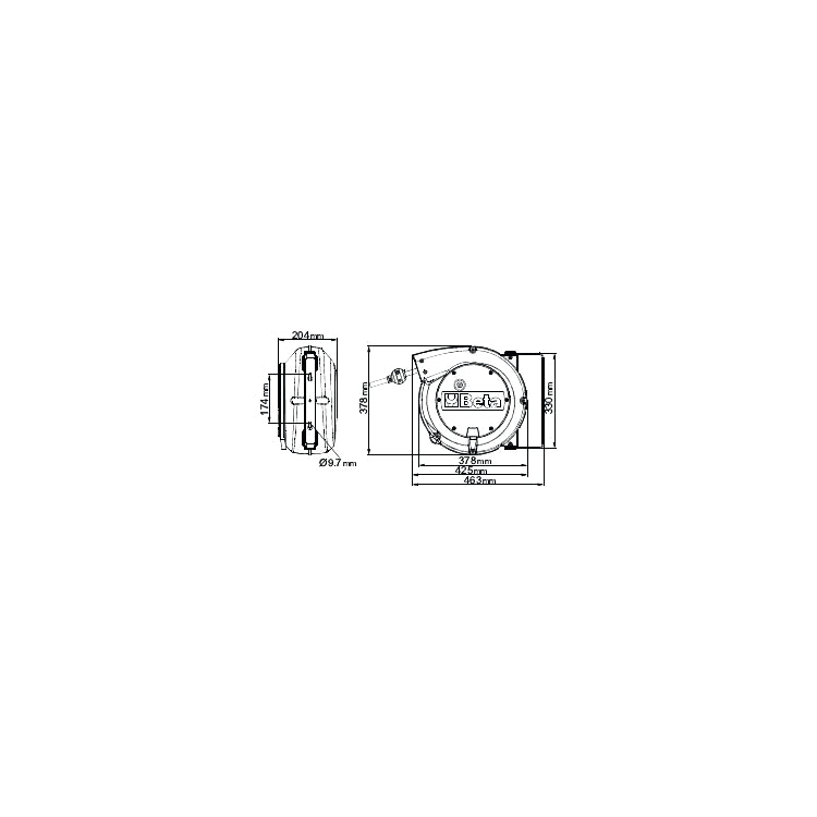 Beta Avvolgitore automatico con cavo 5Gx1,5 mm²