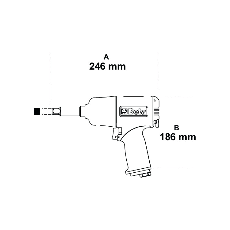 Beta Avvitatore reversibile in materiale composito