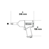 Beta Avvitatore reversibile in materiale composito