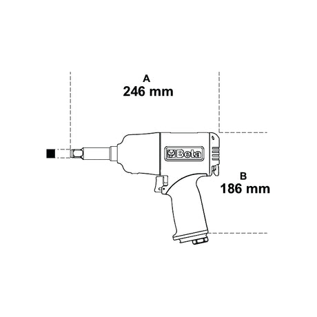 Beta Avvitatore reversibile in materiale composito