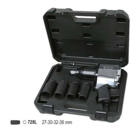 Beta Assortimento di un avvitatore reversibile e quattro bussole Macchina serie lunga