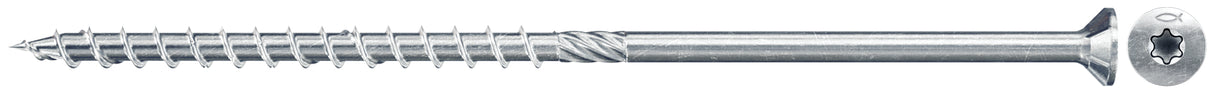 FISCHER Viti per costruzioni FPF-ST 8,0x200 ZPP 50 zincatura bianca, doppio filetto (50 Pz.)