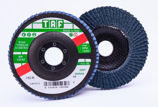 Dischi zirconio inclinati Linea VEZ ⌀ mm 115