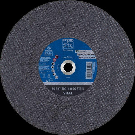 PFERD Dischi da taglio 80 EHT 300-4,0 SG STEEL/20,0