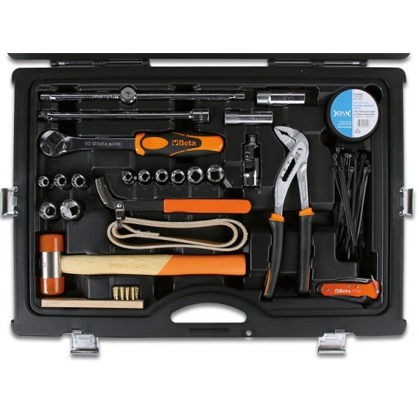 Beta Valigia con assortimento di 55 utensili per nautica