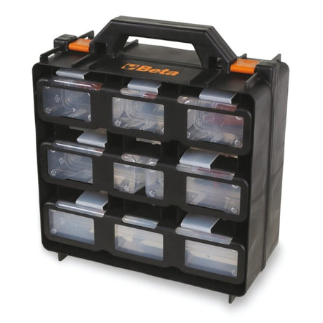 Beta Valigia organizer con 12 vaschette asportabili, vuota