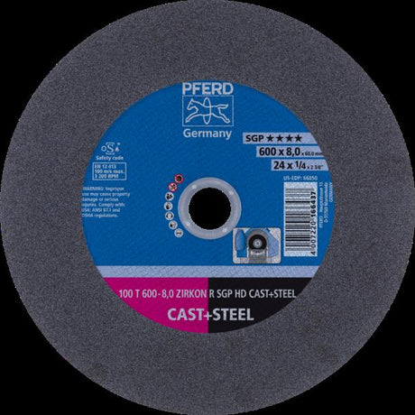 PFERD HEAVY DUTY SGP fino a diam. 2m 100 T 600-8,0 Z R SGP HD CAST+STEEL/60,0