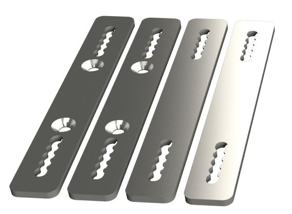 FISCHER Kit cerchiaggio doppio per pali PD hdg e inox - Sistemi anticaduta DPI (1 Pz.)