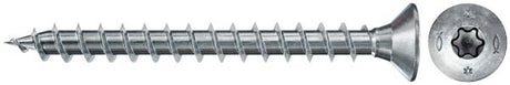FISCHER Viti truciolari PowerFast II FPF II CTF 5,0x45 BC 200 Filetto totale, Torx, Testa svasata piana, Zincatura bianca (200 Pz.)