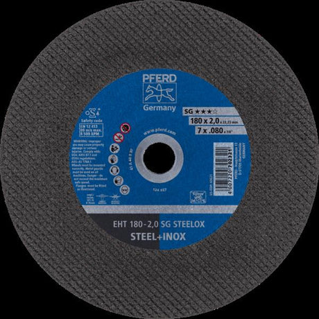 PFERD Dischi da taglio EHT 180-2,0 SG STEELOX