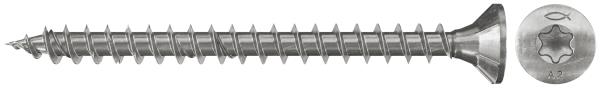 FISCHER Viti truciolari torx FPF-ST 3,5x16 A2F inox, (300 Pz.)