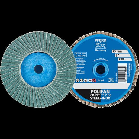 PFERD COMBIDISC-Utensili abrasivi CD PFF 75 Z 80